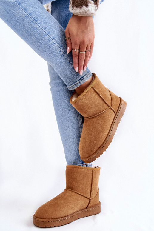 Féminin réchauffer Bottes Bottes de neige marron Virgina