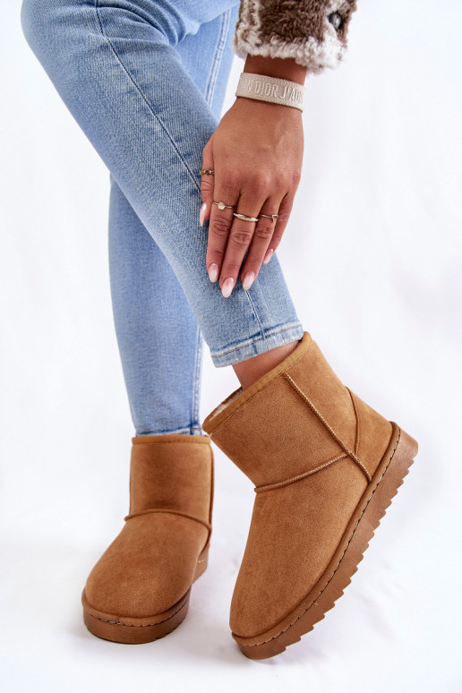 Feminin sich Zuarm laufen Stiefel Schneestiefel braune Farbe Virgina