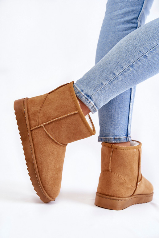 Féminin réchauffer Bottes Bottes de neige marron Virgina