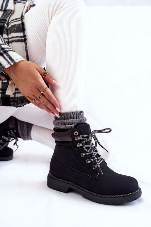 Feminin sich Zuarm laufen Stiefel Schuhe schZuarze Farbe Lonne