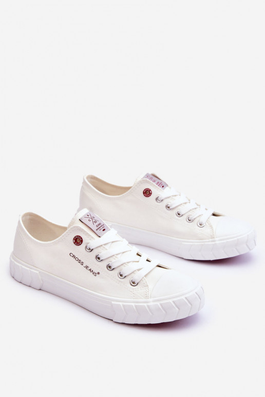 Modèle classique Chaussures de femme Cross Jeans LL2R4052 couleur blanche