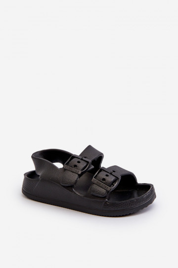Chaussons Puéril  avec boucles BIG STAR NN374536 couleur noire