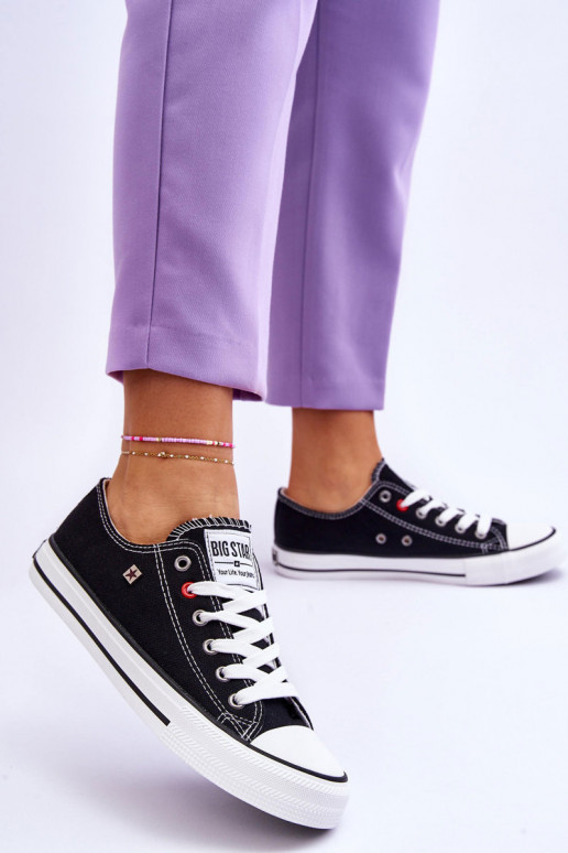 Frauen Schuhe Big Star T274023 schZuarze Farbe