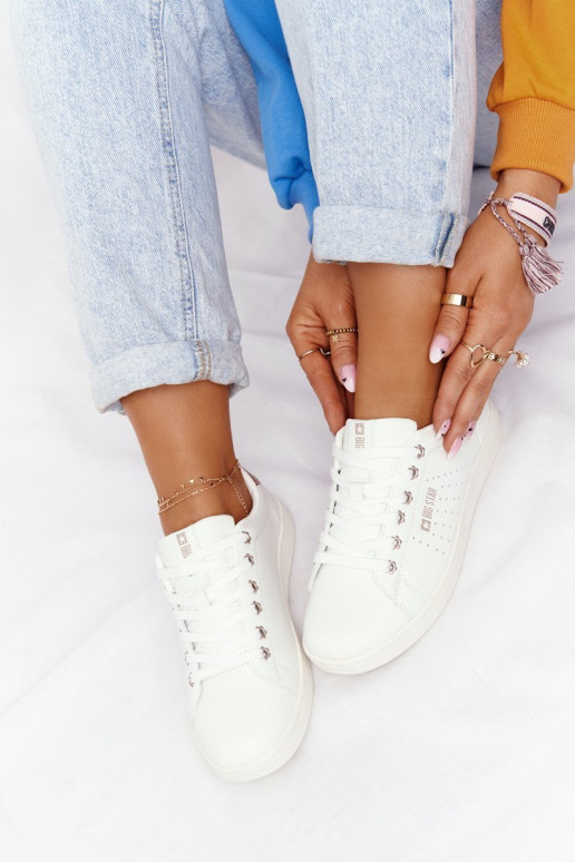 Echt leren sneakers BIG STAR DD274583 INit-koper kleuren