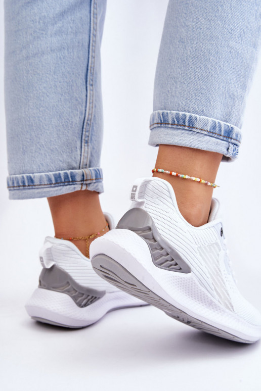 Feminin  Turnschuhe Memory Foam System Big Star LL274297 Zueiße Farbe