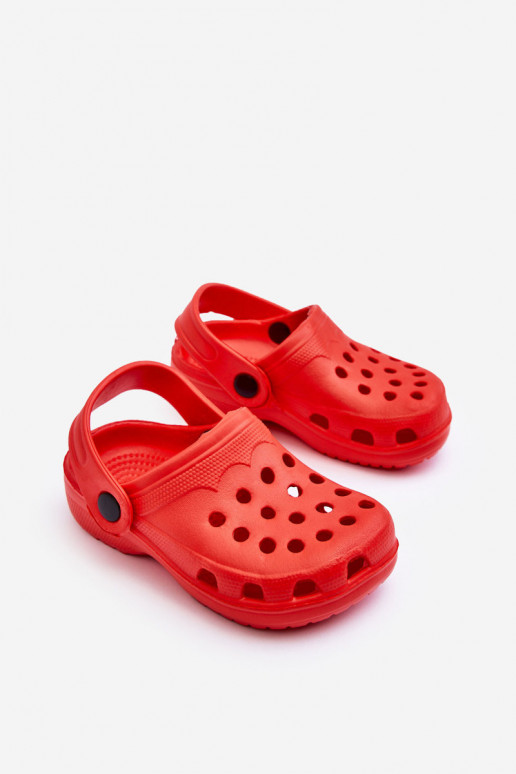 LichtgeInicht pantoffels Kinder Crocs Slippers rood Percy