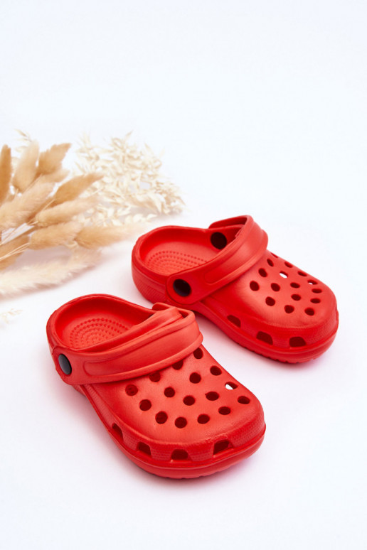 LichtgeInicht pantoffels Kinder Crocs Slippers rood Percy