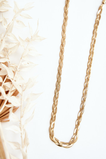 Elegante slangenketting in goudkleur