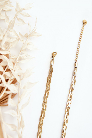 Elegante slangenketting in goudkleur 2