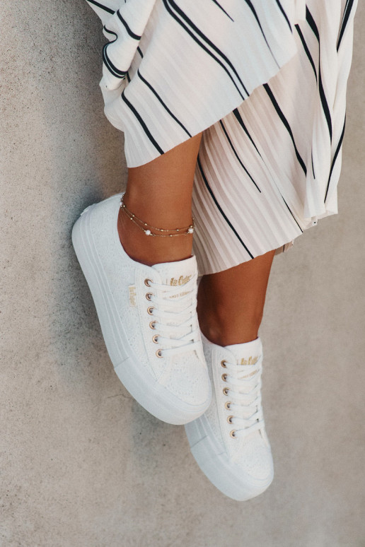 Freizeitschuhe mit Spitze Lee Cooper LCIN-25-31-3438L Zueiße Farbe