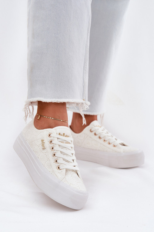 Vrijetijdsschoenen met kant Lee Cooper LCIN-25-31-3438L Initte kleur