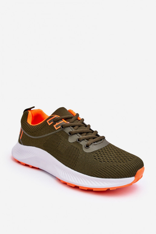 Het klassieke model Het heeftnnen Sportieve stijl schoenen met veters kaki kleuren Jasper