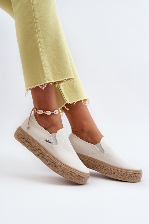 Damesschoenen Slip-On Met Vlecht Lee Cooper LCIN-24-44-2430