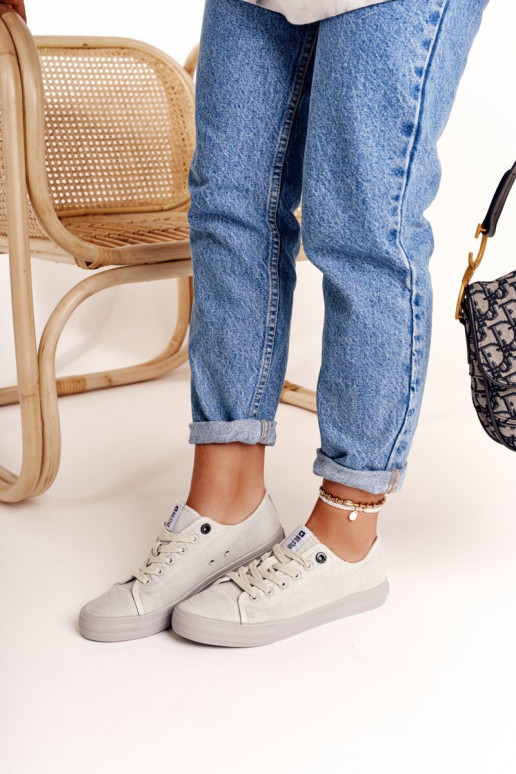 Dames laag vrijetijdsschoenen Big Star DD274439 grijs