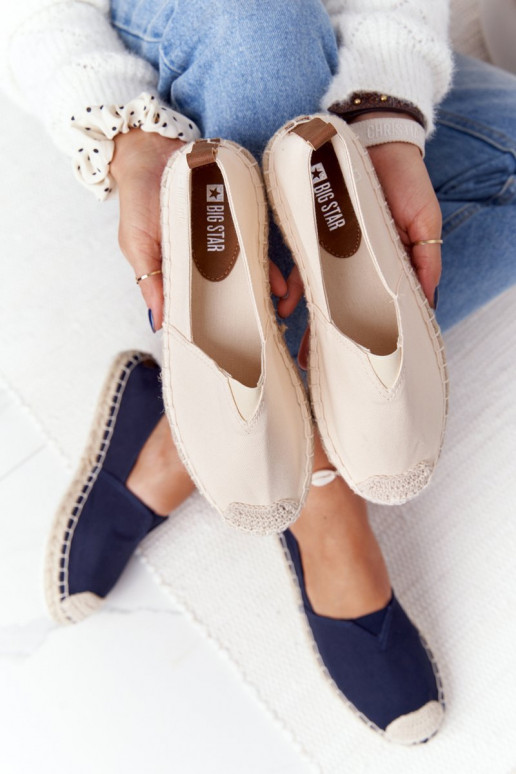 espadrilles Sur une semelle pinto Big Star HH274501 beige