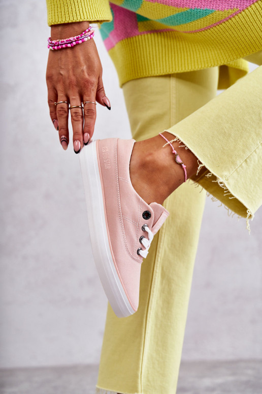 materiaal Dames Sneakers Big Star KK274020 Nude