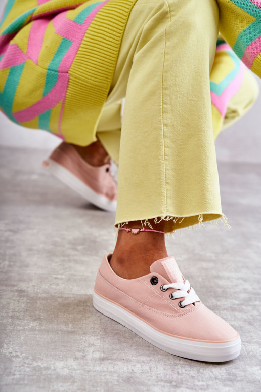  Feminin Turnschuhe Big Star KK274020 Nude