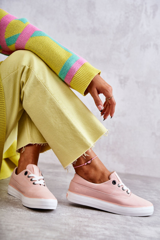  Feminin Turnschuhe Big Star KK274020 Nude