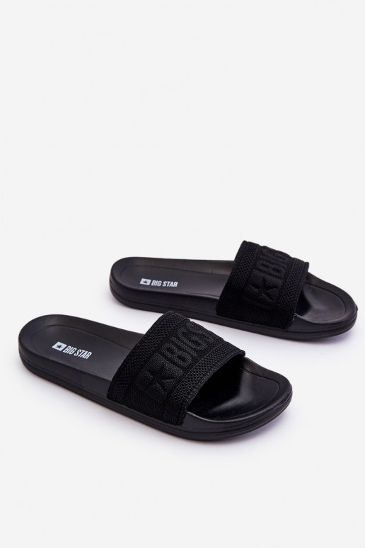 Feminin Modische Hausschuhe Big Star LL274A158 schZuarze Farbe