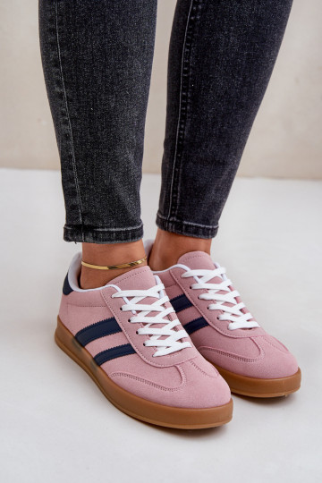 Chaussures modèle baskets Le bas des femmes couleur rose EnnorÀen
