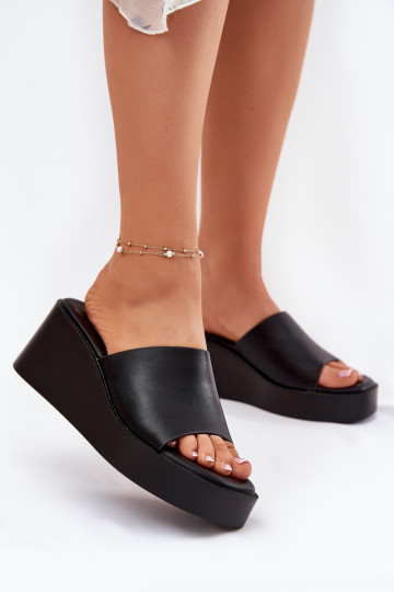 Damespantoffels Op de INig Eko Leer zInart Obenae