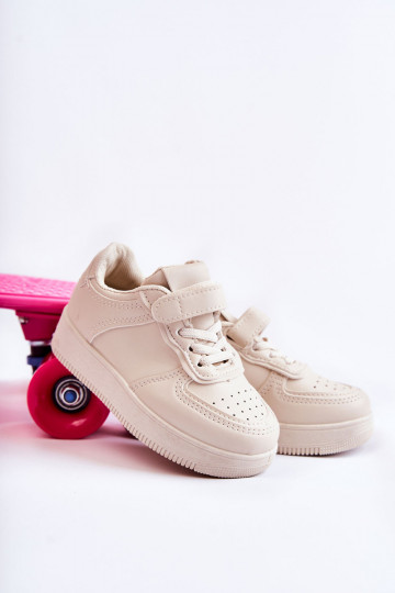 Sportschuhe für Kinder mit Klebeverschlüssen Beige Elike