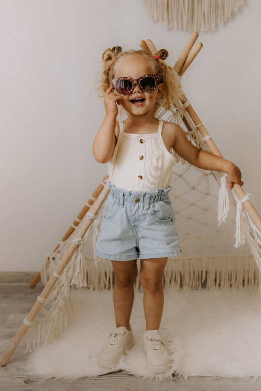 Sportschuhe für Kinder mit Klebeverschlüssen Beige Elike