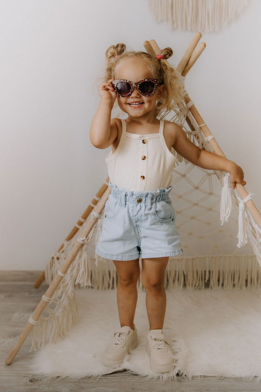 Sportschuhe für Kinder mit Klebeverschlüssen Beige Elike