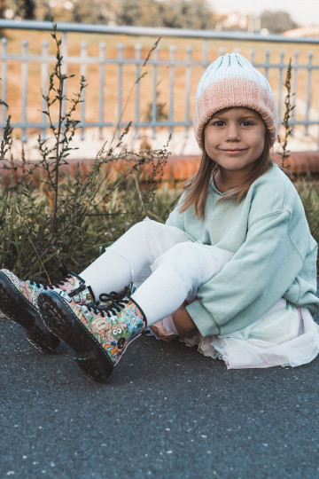 Chaussures chaudes pour enfants Imprimer couleur rose Dexi 2