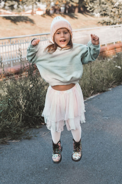 INarme Kinderschuhe Drucken pinke Farbe Dexi