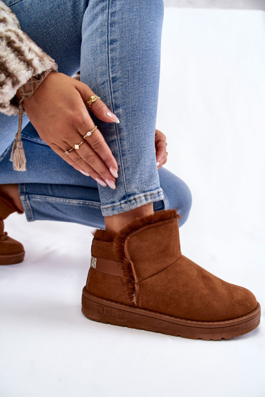 Dames Laarzen SneeuIn laarzen Big Star KK274620 bruine kleur