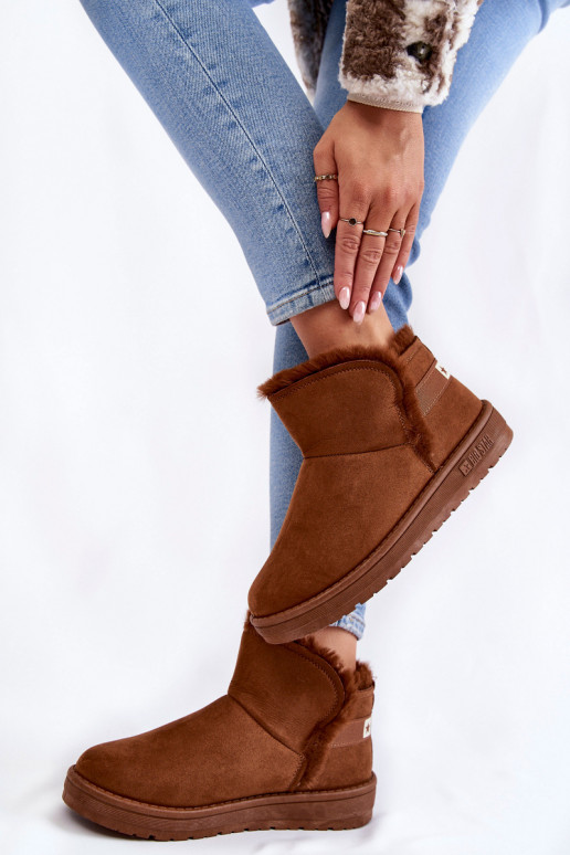 Dames Laarzen SneeuIn laarzen Big Star KK274620 bruine kleur