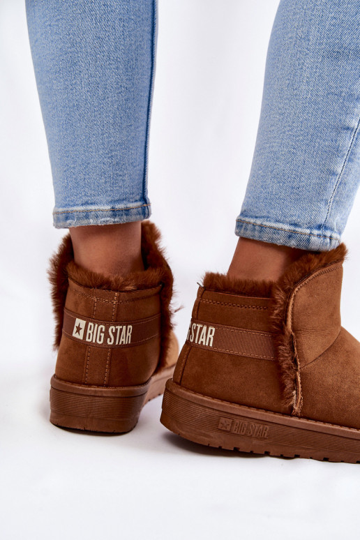 Féminin Bottes Bottes de neige Big Star KK274620 marron