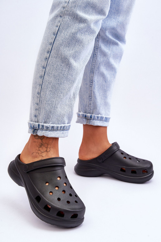 Slippers van Crocs-schuim met trendy massieve zolen zInart Katniss