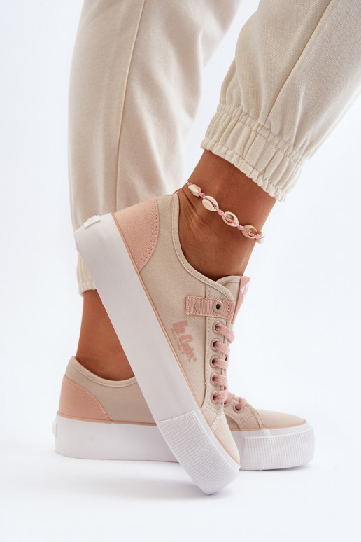  Chaussures de loisirs Lee Cooper LCDANS-24-31-2196 beige