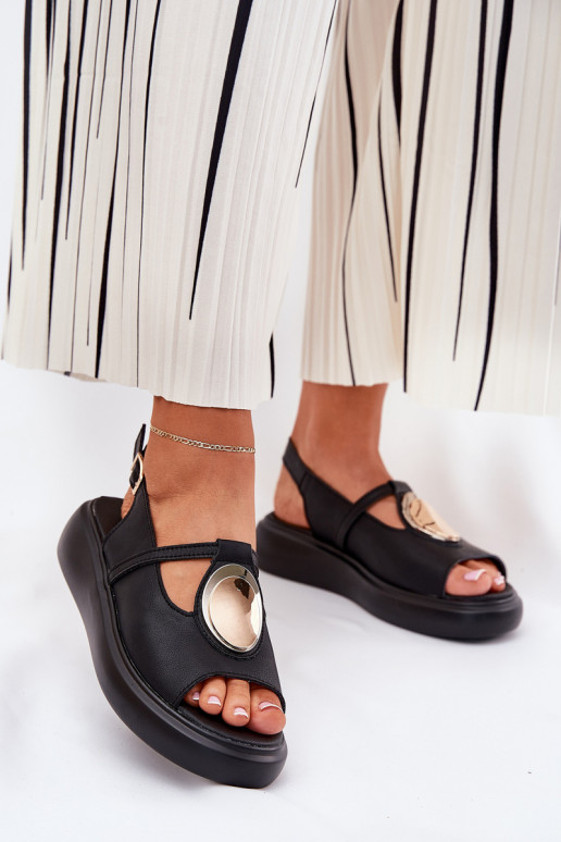 Leer Elegante stijl Dames sandalen S.Barski GR51-603 zInart