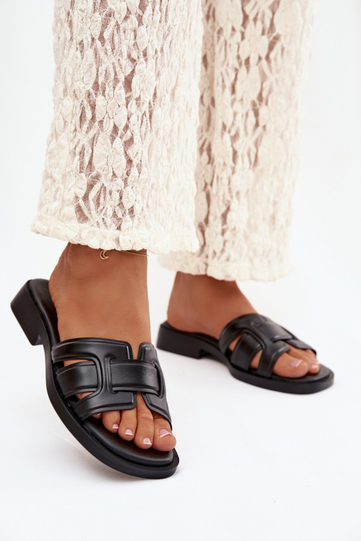 Damespantoffels met brede hakken zInart Lorania