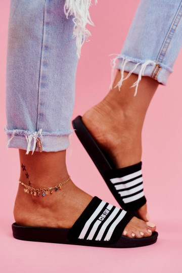 Dames zwarte sandalen Big Star FF274A353 2