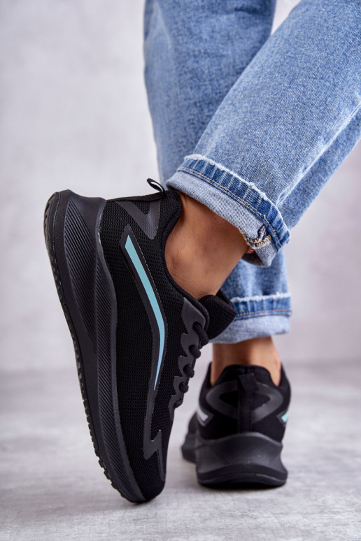 Feminin Modische Sportschuhe schZuarze Farbe Ida