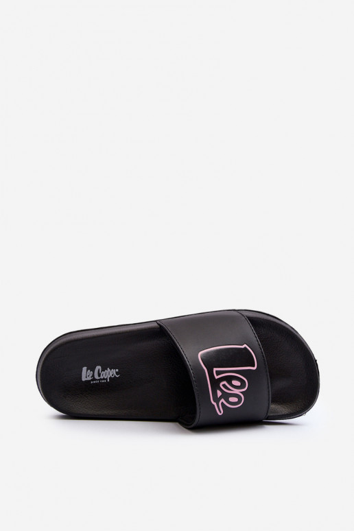 Feminin Hausschuhe Lee Cooper LCIN-24-42-2482L schZuarze Farbe