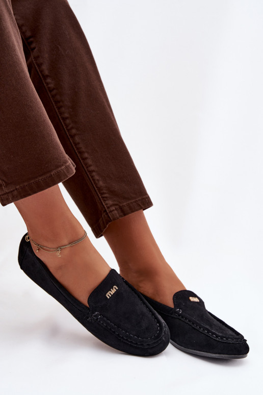 mocassins pour femmesPetitm couleur doréem Detalem couleur noire Sarivelle