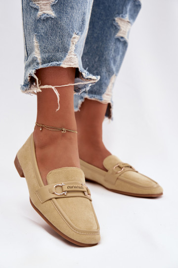 Mocassins Mocassins Dames Met sierlijk Element geel Evelora