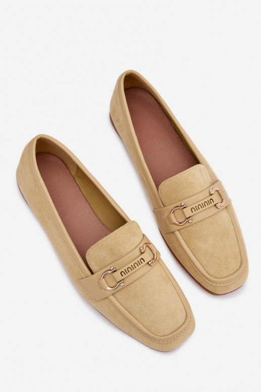 Mocassins Mocassins Féminin Avec des décorations Élément couleur jaune Evelora