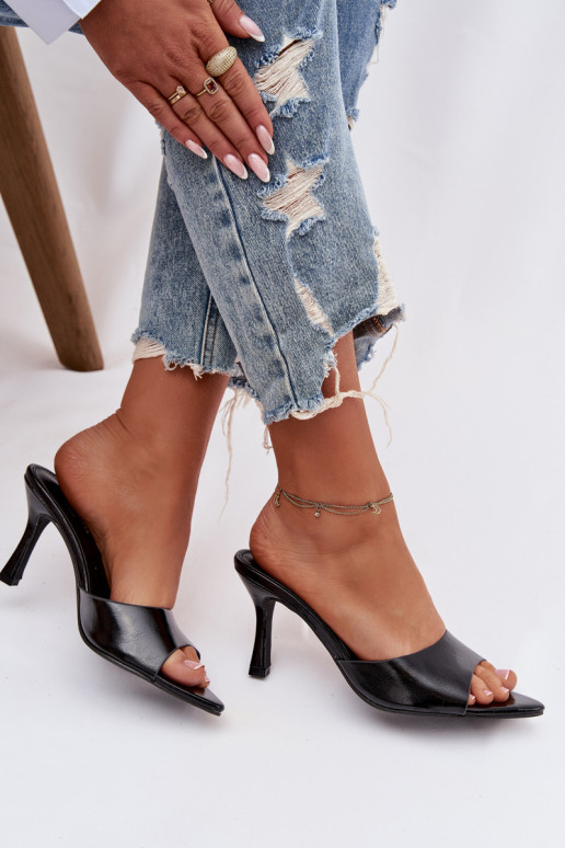 met lakeffect Damespantoffels met hakken zInart Lirissa