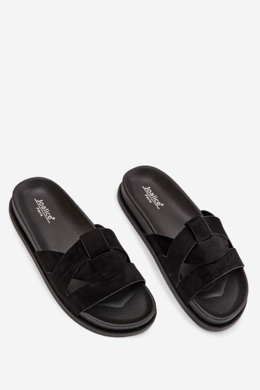 Damespantoffels van eco-suèdeoIne Met Strepen zInart Het heeftrivessa