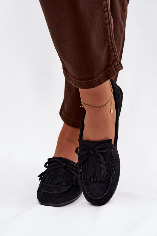 dames mocassins met kInastjes zInart Janelisse