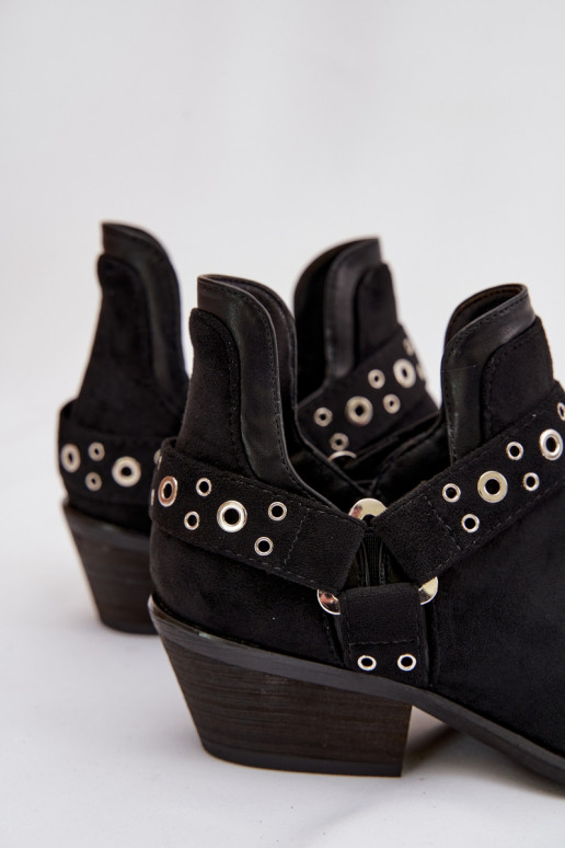 Bottes pour femmes Avec découpes I Paskami couleur noire Vannessae