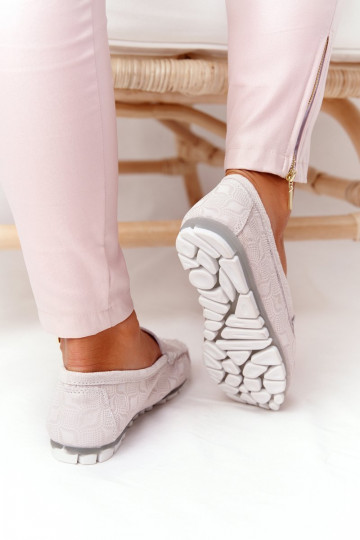 Mocassins en cuir RIO FLORE en simili cuir couleur sable 2