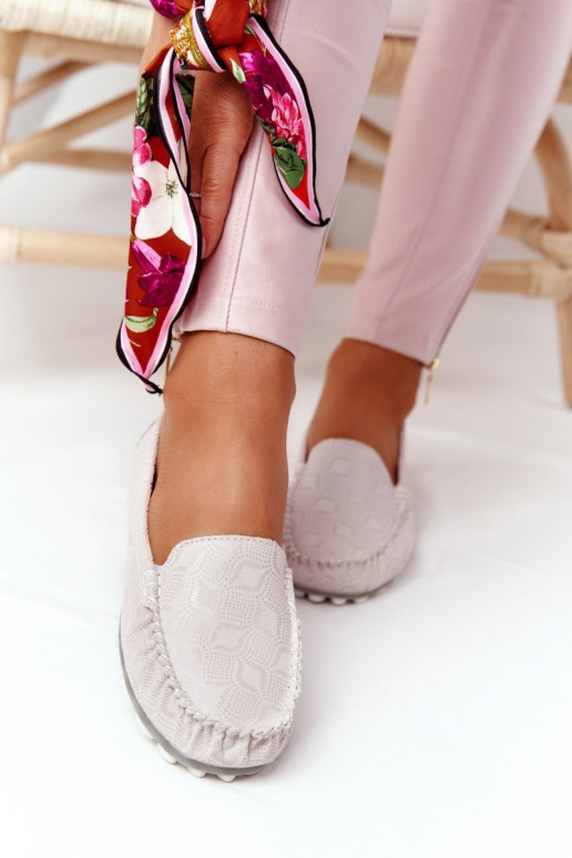 Peau Mocassins RIO FLORE Eco-Friendly beige