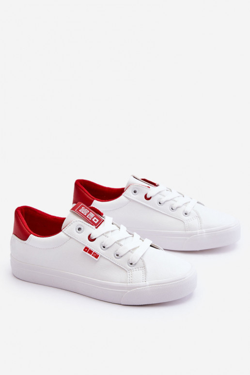 Echt leren sneakers Big Star EE274311 INit-rood